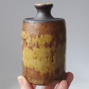 Signed Studio Pottery Vase Gorgeous Vintage 1968 Art Pottery Boho Beautiful EUC